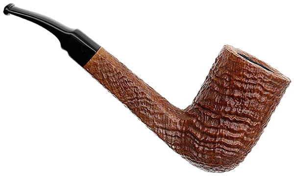 Savinelli Autograph Autograph Sandblasted Bent Billiard (5) (6mm)