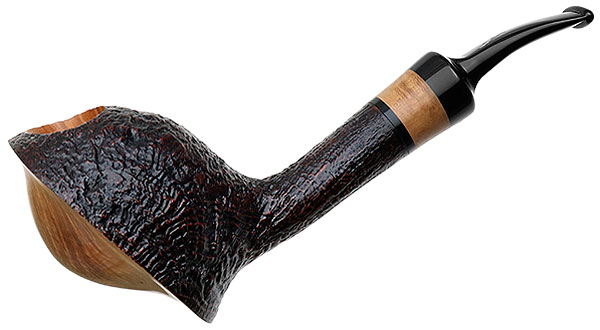 Savinelli Autograph Autograph Freestyle Partially Sandblasted Freehand (6mm)