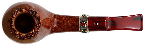 Savinelli Autograph Christmas Pipe 2017 Bent Egg (12/28) (6mm)
