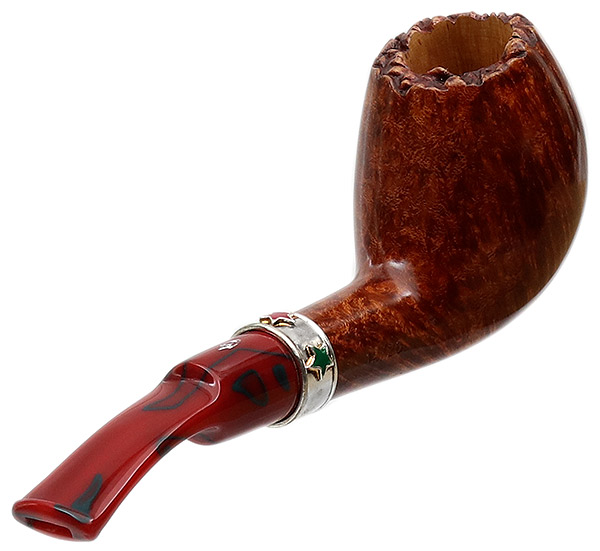 Savinelli Autograph Christmas Pipe 2017 Bent Egg (12/28) (6mm)