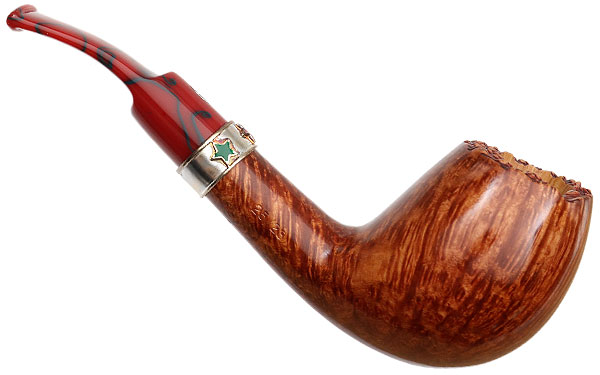 Savinelli Autograph Christmas Pipe 2017 Bent Egg (25/28) (6mm)