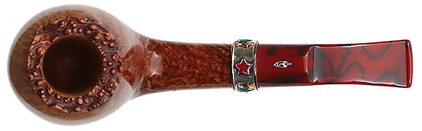 Savinelli Autograph Christmas Pipe 2017 Bent Egg (25/28) (6mm)