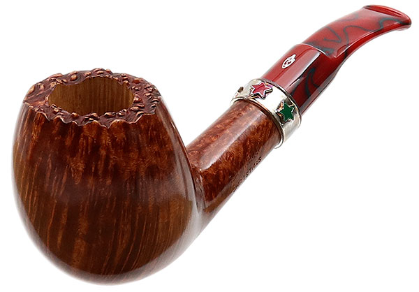 Savinelli Autograph Christmas Pipe 2017 Bent Egg (25/28) (6mm)