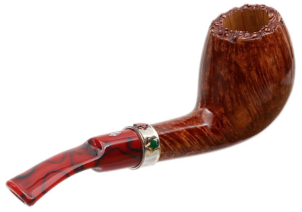 Savinelli Autograph Christmas Pipe 2017 Bent Egg (25/28) (6mm)