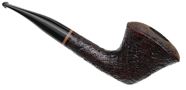 Savinelli Autograph Autograph Sandblasted Bent Dublin (6mm)