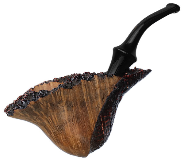 Savinelli Autograph Autograph Mignon Panel Partially Sandblasted Fan