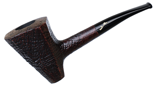 Savinelli Autograph Autograph Sandblasted Paneled Bent Dublin