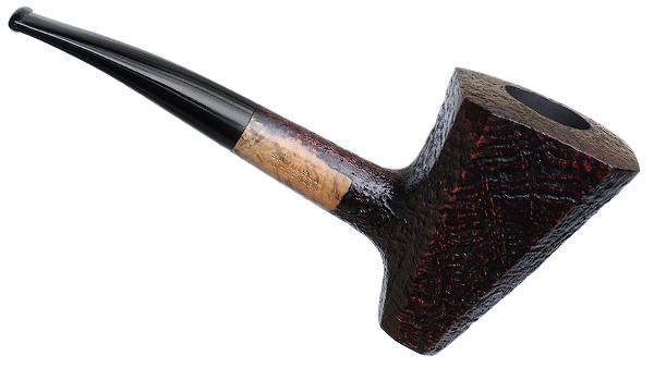 Savinelli Autograph Autograph Sandblasted Paneled Bent Dublin