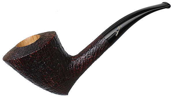 Savinelli Autograph Autograph Sandblasted Bent Dublin (6mm)
