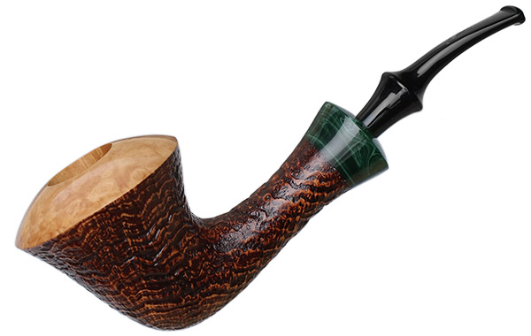 Savinelli Autograph Autograph Sandblasted Bent Dublin