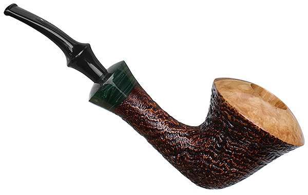 Savinelli Autograph Autograph Sandblasted Bent Dublin