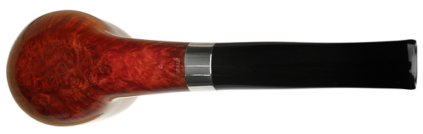 Savinelli Autograph Autograph Smooth Bent Billiard with Silver (4) (6mm)