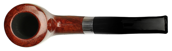 Savinelli Autograph Autograph Smooth Bent Billiard with Silver (4) (6mm)