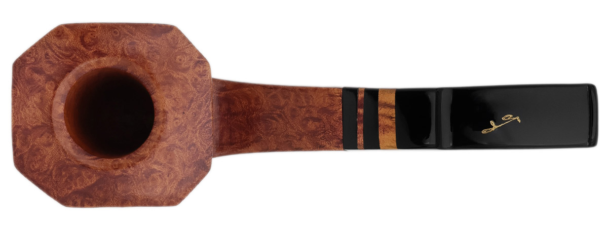 Savinelli Autograph Autograph Smooth Paneled Bent Dublin (8) (6mm)