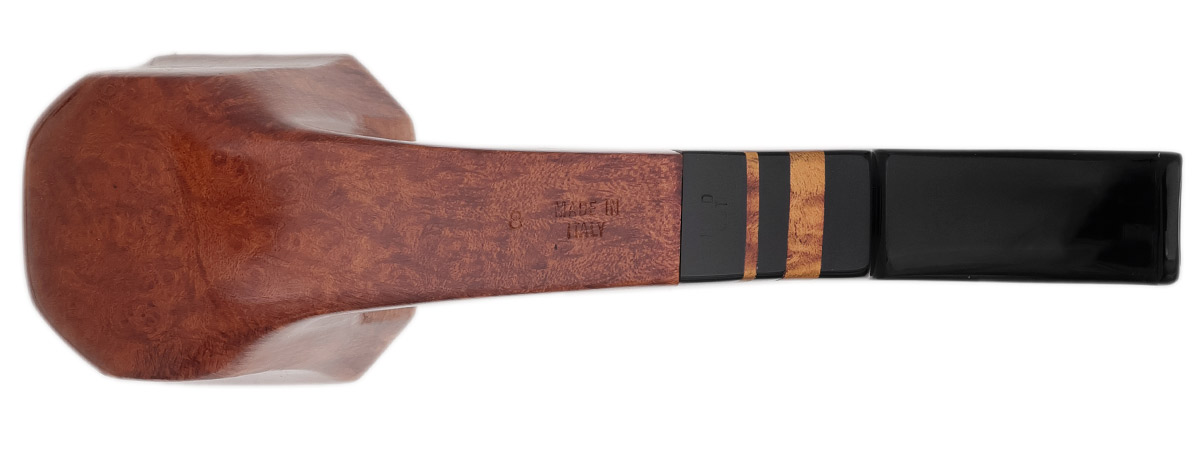 Savinelli Autograph Autograph Smooth Paneled Bent Dublin (8) (6mm)