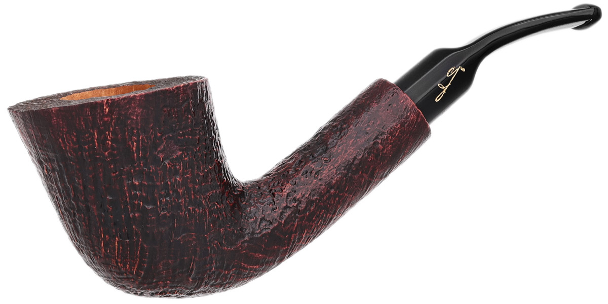 Savinelli Autograph Autograph Sandblasted Bent Dublin (6mm)