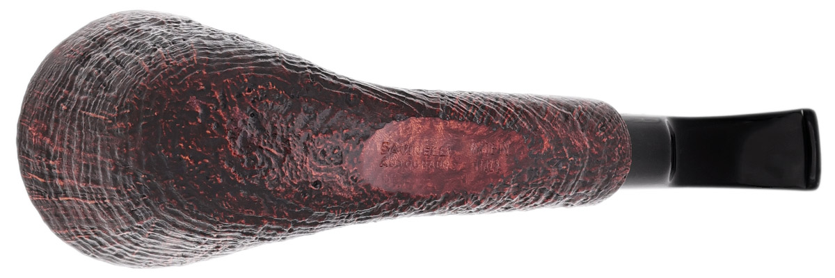 Savinelli Autograph Autograph Sandblasted Bent Dublin (6mm)