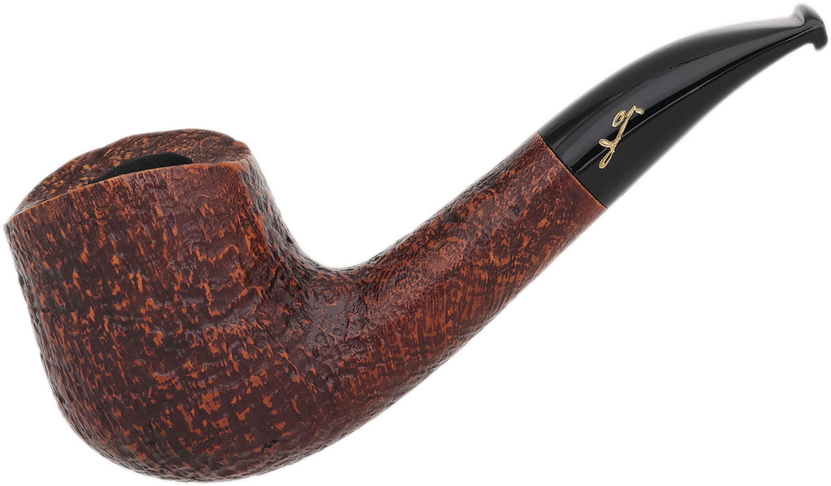 Savinelli Autograph Autograph Sandblasted Bent Billiard (6mm)