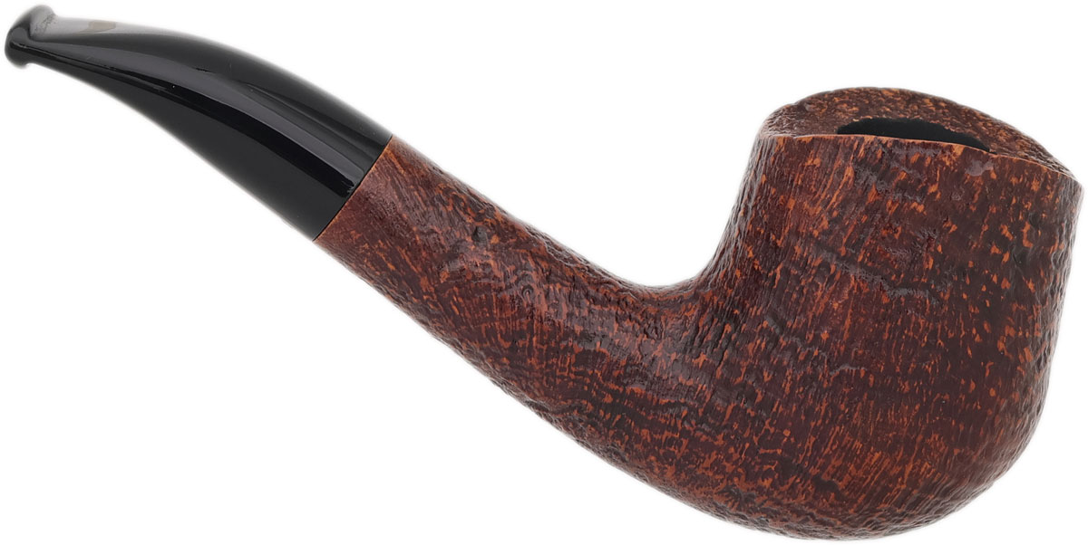 Savinelli Autograph Autograph Sandblasted Bent Billiard (6mm)