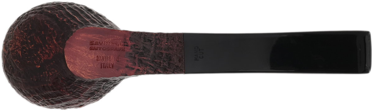 Savinelli Autograph Autograph Sandblasted Bent Ball (6mm)