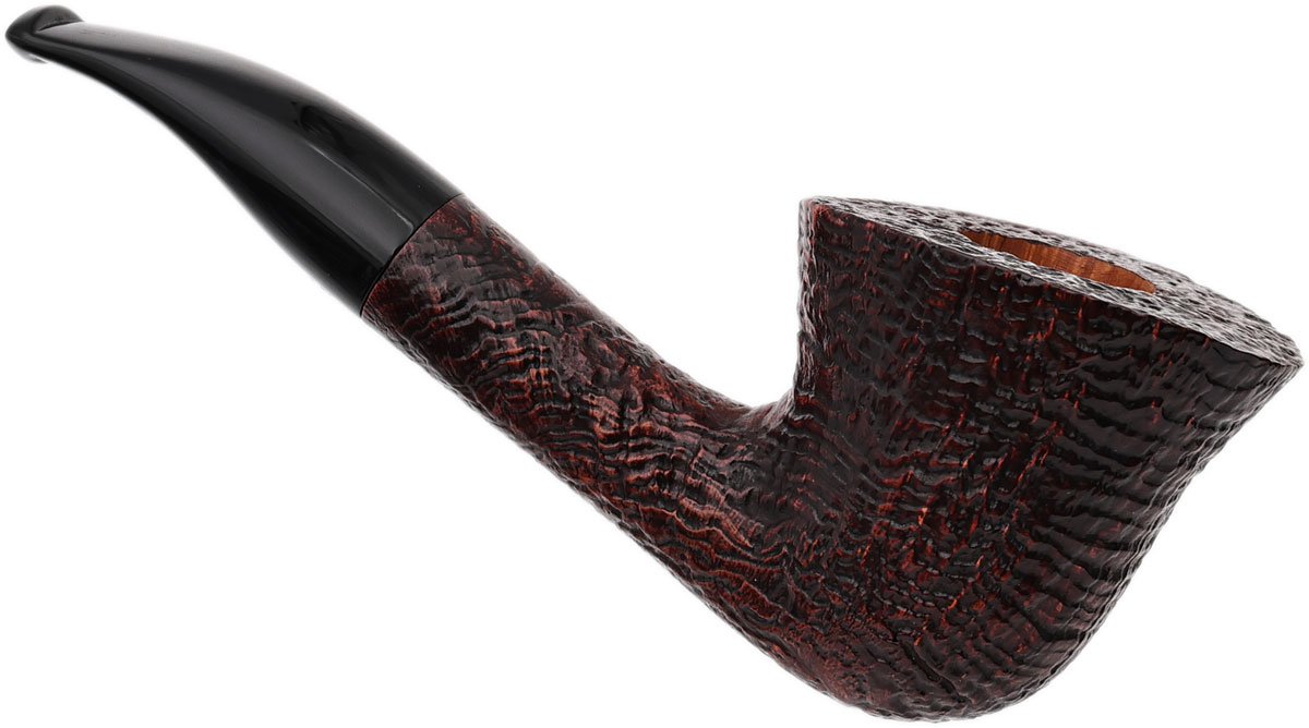 Savinelli Autograph Autograph Sandblasted Bent Dublin (6mm)