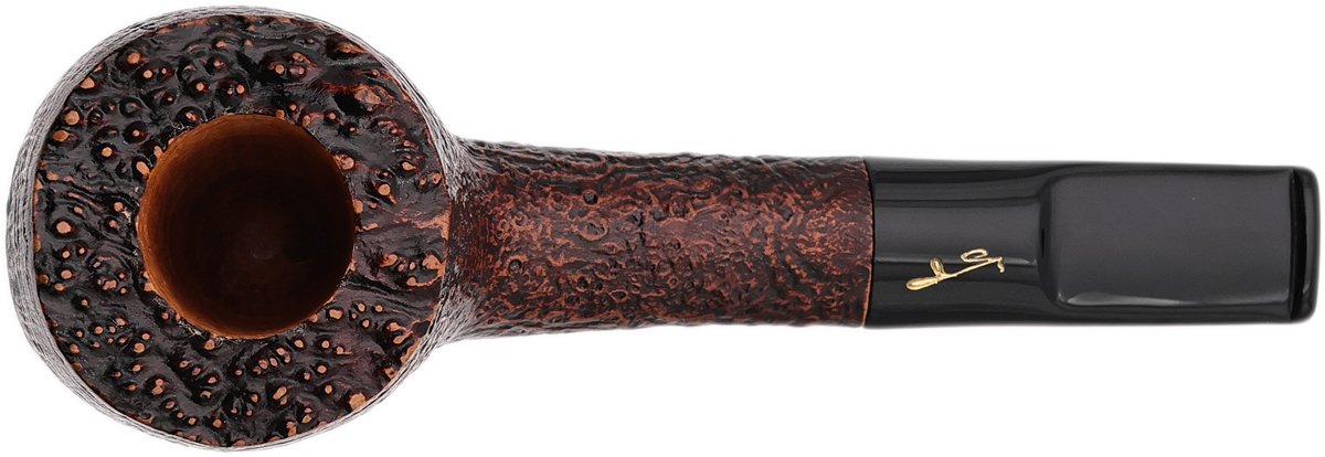 Savinelli Autograph Autograph Sandblasted Bent Apple (6mm)