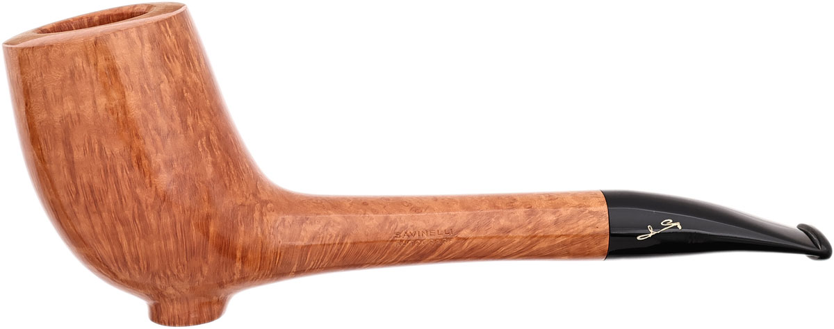 Savinelli Autograph Autograph Smooth Bent Billiard Sitter (0) (6mm)