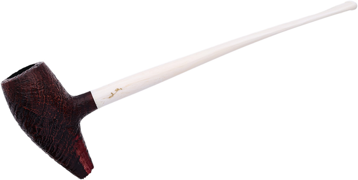 Savinelli Autograph Autograph Sandblasted Pickaxe Churchwarden