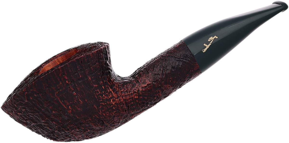 Savinelli Autograph Autograph Sandblasted Bent Dublin (6mm)