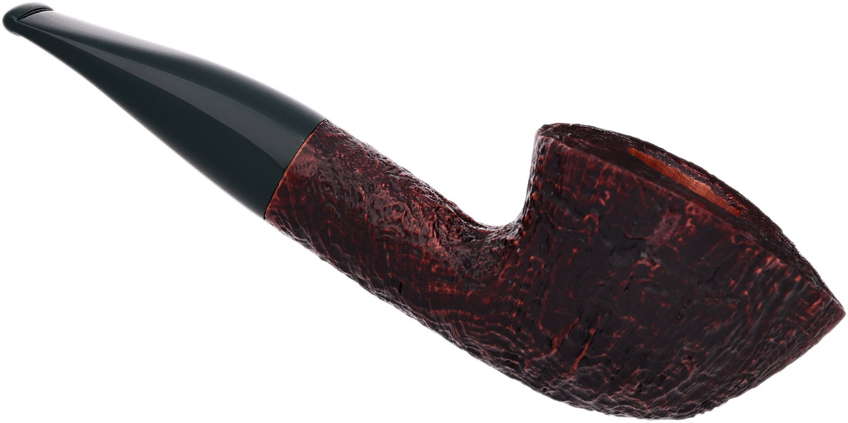 Savinelli Autograph Autograph Sandblasted Bent Dublin (6mm)