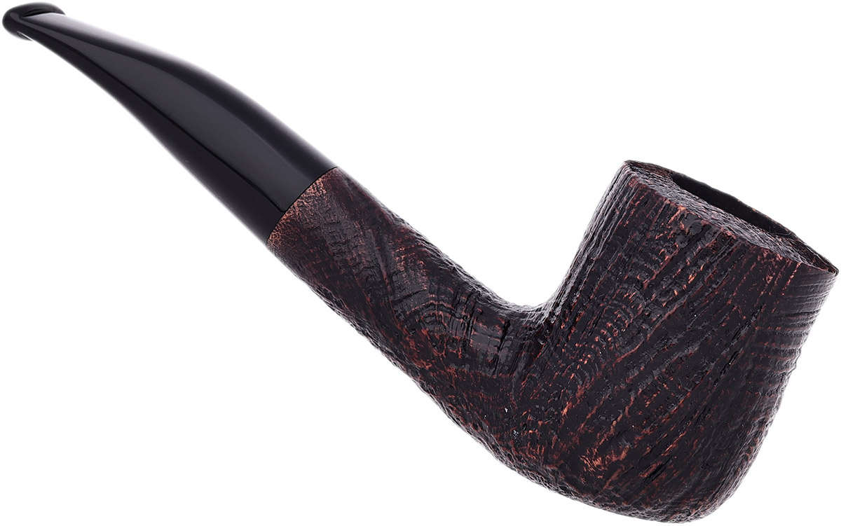 Savinelli Autograph Autograph Sandblasted Bent Pot (6mm)