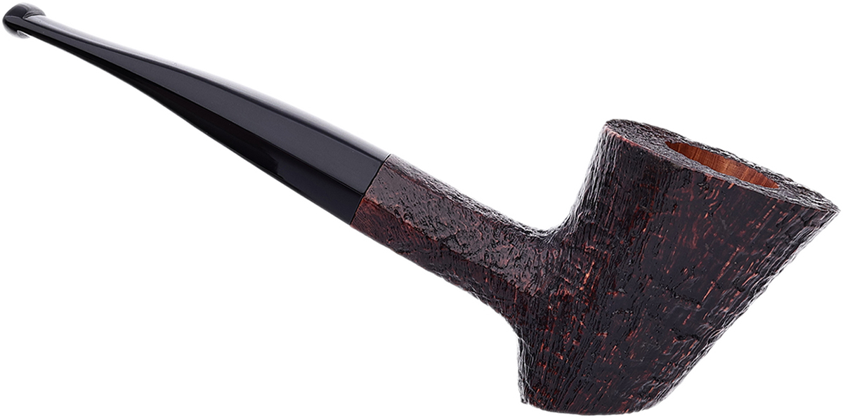 Savinelli Autograph Autograph Sandblasted Bent Dublin Sitter (6mm)