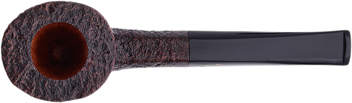 Savinelli Autograph Autograph Sandblasted Bent Dublin Sitter (6mm)