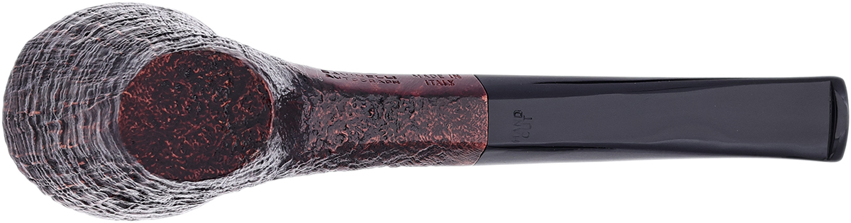 Savinelli Autograph Autograph Sandblasted Bent Dublin Sitter (6mm)