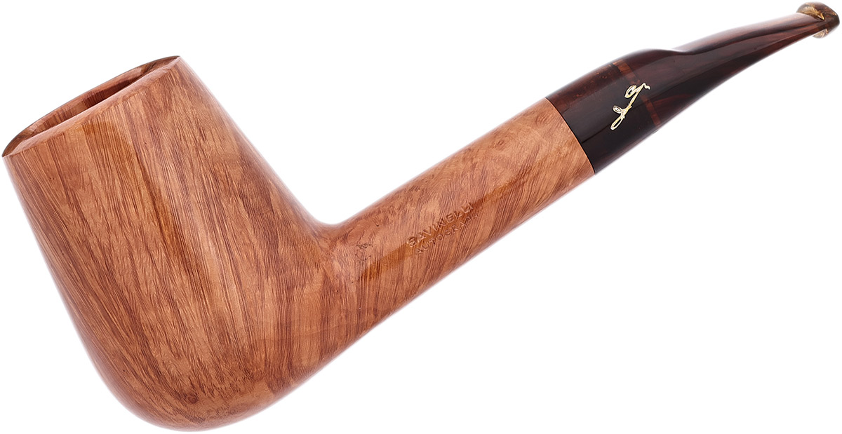Autograph Smooth Bent Billiard (6) (6mm) Tobacco Pipe