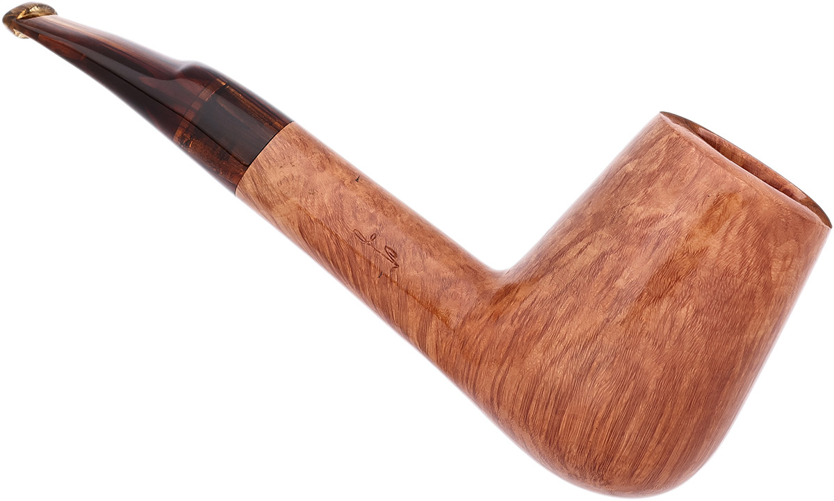 Savinelli Autograph Autograph Smooth Bent Billiard (6) (6mm)