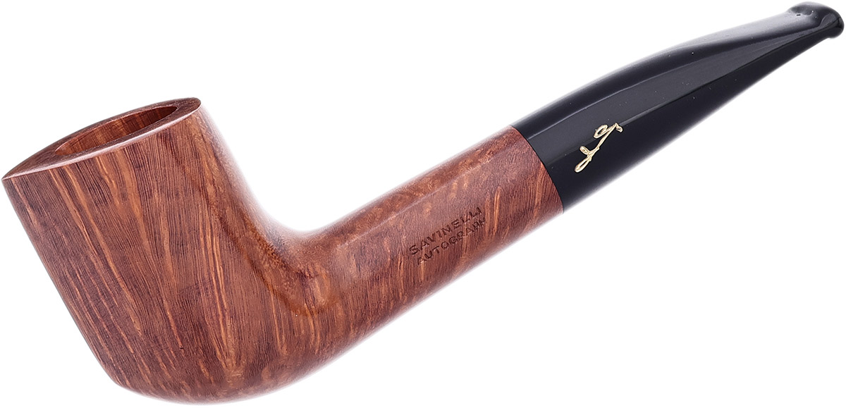 Savinelli Autograph Autograph Smooth Bent Billiard (6) (6mm)