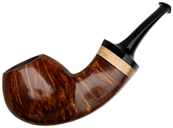 Dirk Heinemann Smooth Bent Egg with Lilac Wood