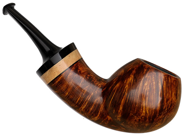 Dirk Heinemann Smooth Bent Egg with Lilac Wood