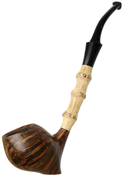 Dirk Heinemann Smooth Bent Egg Sitter with Bamboo