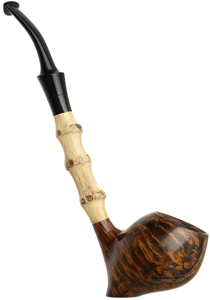 Dirk Heinemann Smooth Bent Egg Sitter with Bamboo