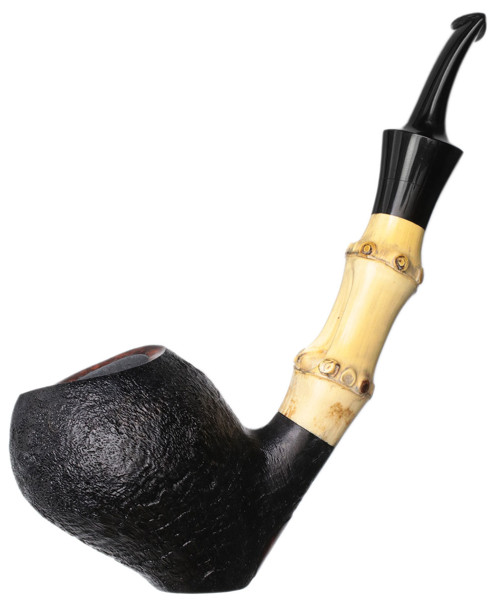 Dirk Heinemann Sandblasted Sitting Fig with Bamboo