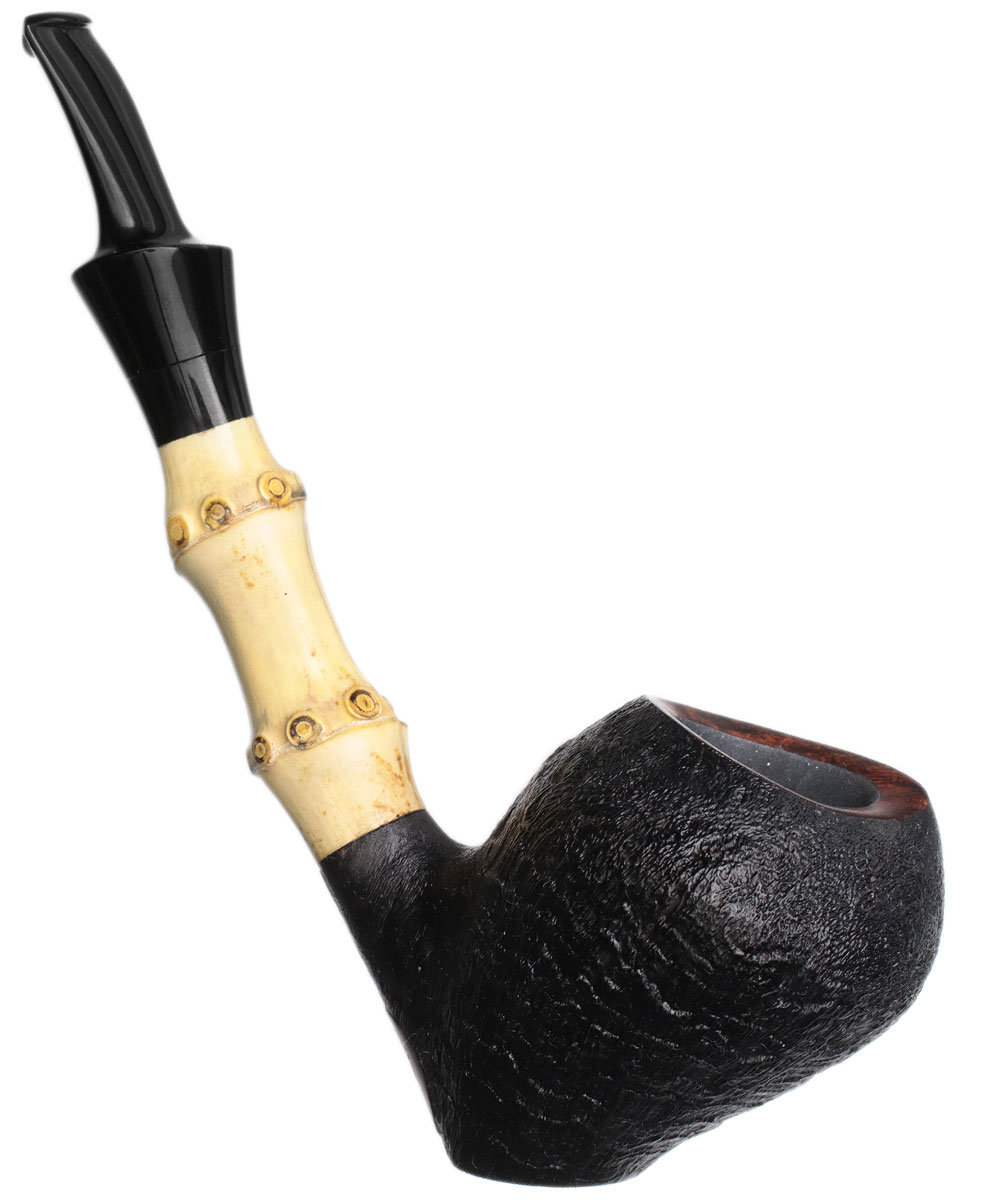 Dirk Heinemann Sandblasted Sitting Fig with Bamboo