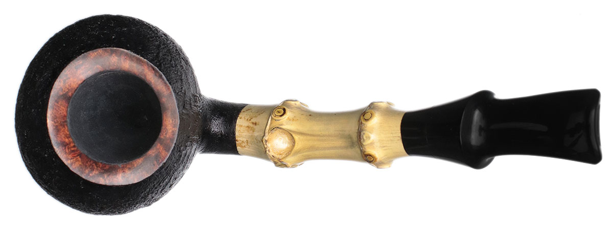 Dirk Heinemann Sandblasted Sitting Fig with Bamboo