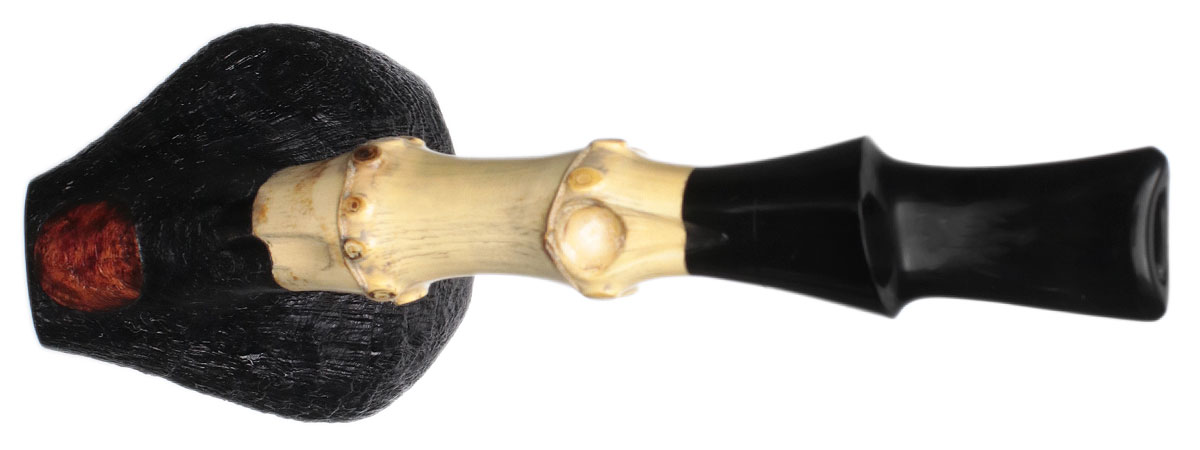 Dirk Heinemann Sandblasted Sitting Fig with Bamboo