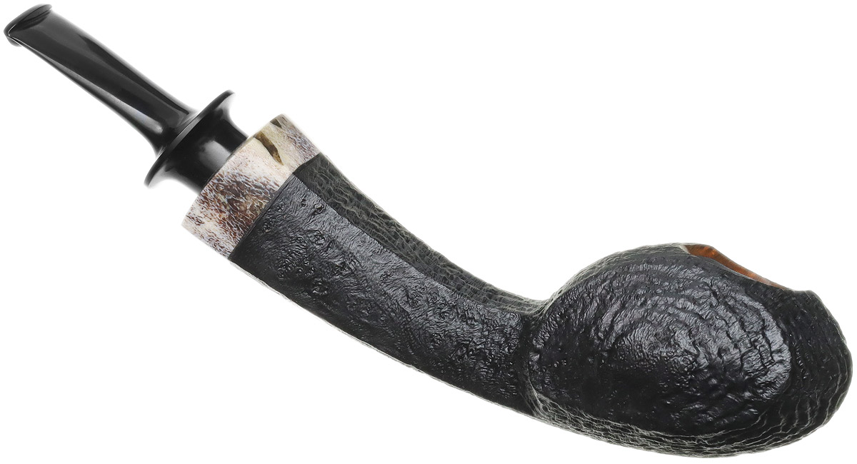 Dirk Heinemann Sandblasted Blowfish with Antler