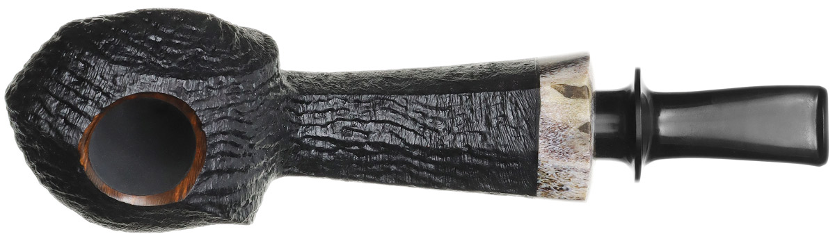 Dirk Heinemann Sandblasted Blowfish with Antler
