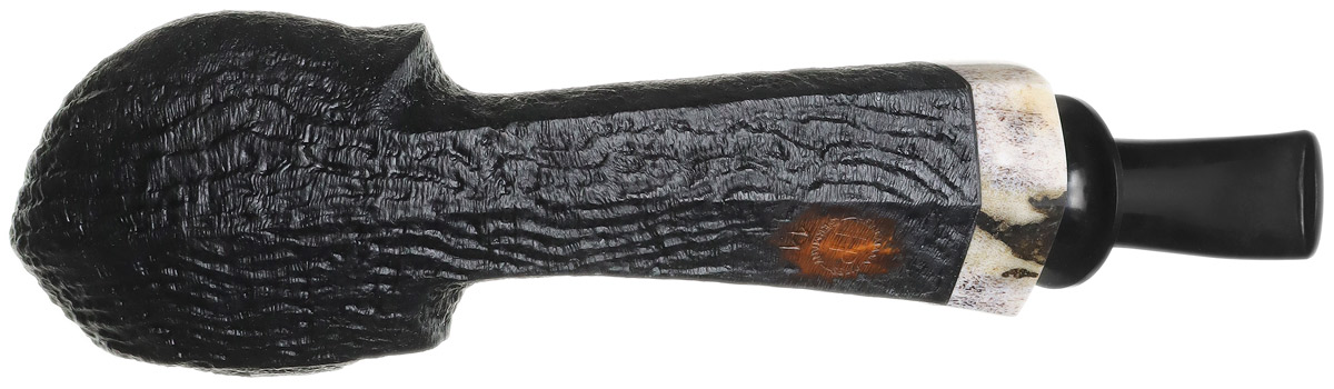 Dirk Heinemann Sandblasted Blowfish with Antler
