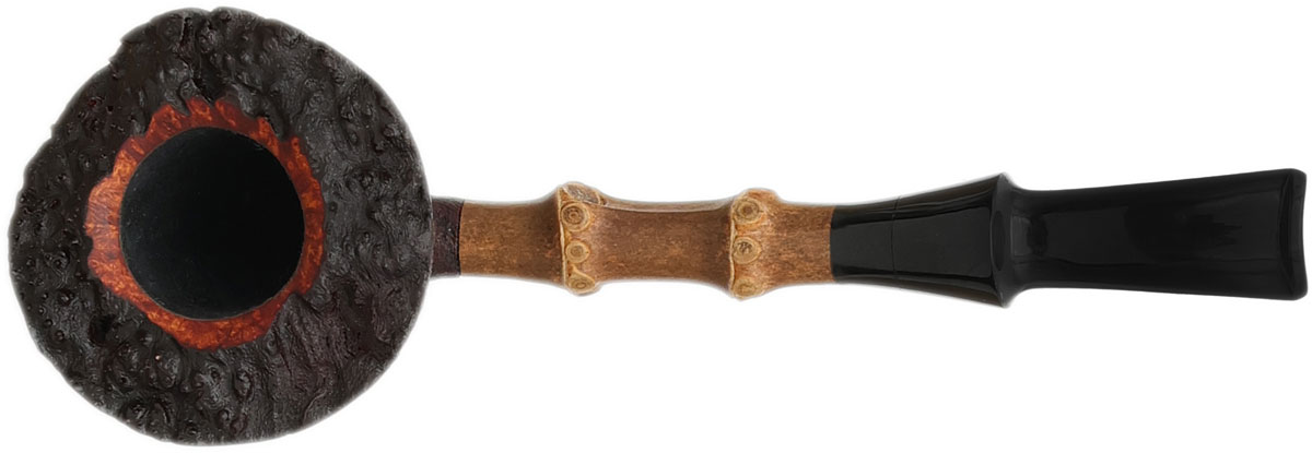 Dirk Heinemann Sandblasted Bent Dublin Sitter with Bamboo