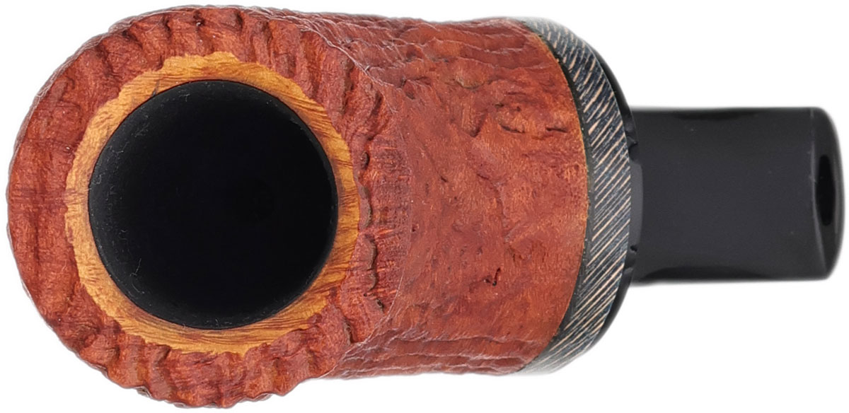 Dirk Heinemann Sandblasted Reverse Calabash Tuban with Spalted Platan